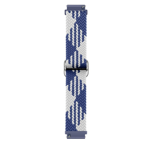 Polar Street X verstelbaar geweven bandje (blauw/wit)