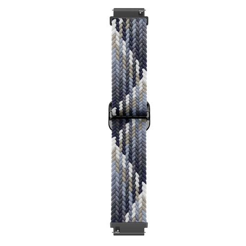 Nylon Adjustable Braided Strap, laid flat, joined, direct top view