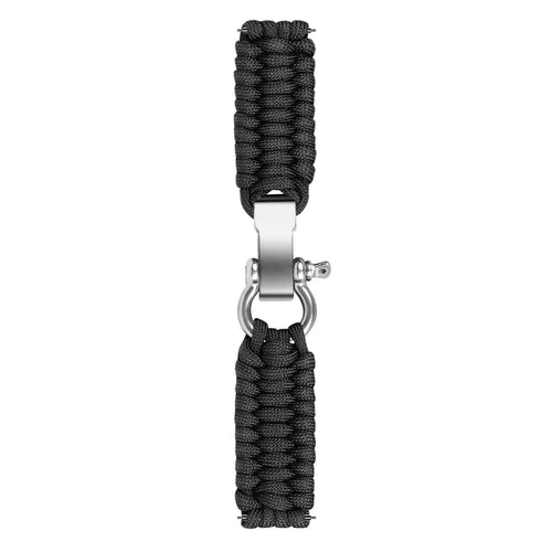 Realme Watch 3 (Pro) nylon rope bandje (zwart) 