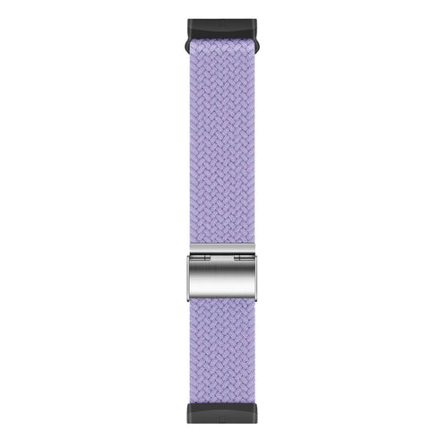 Nylon Adjustable Braided Strap, lilac, laid flat, joined, direct top view
