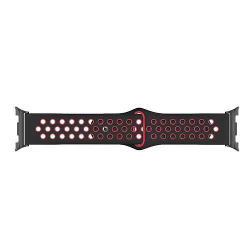  Samsung Galaxy Watch 8 - 44mm sport bandje (zwart/rood)