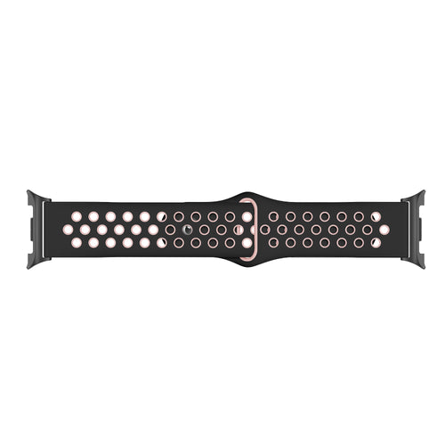  Samsung Galaxy Watch 8 - 40mm sport bandje (zwart/roze)
