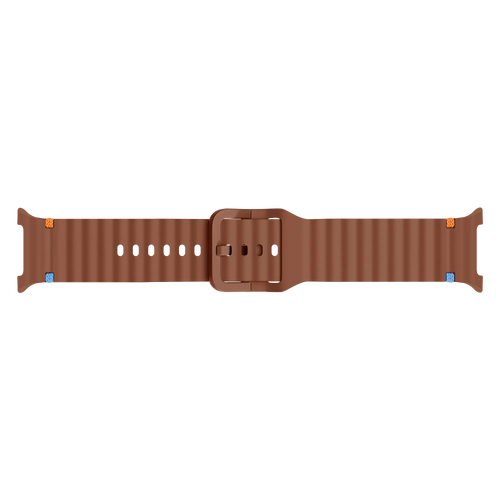 Samsung Galaxy Watch 8 - 40mm Wave Silicone Strap (Brown)