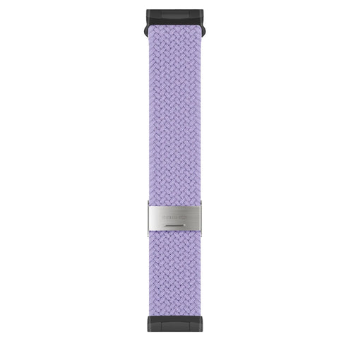Nylon Adjustable Braided Strap, lilac, laid flat, joined, direct top view