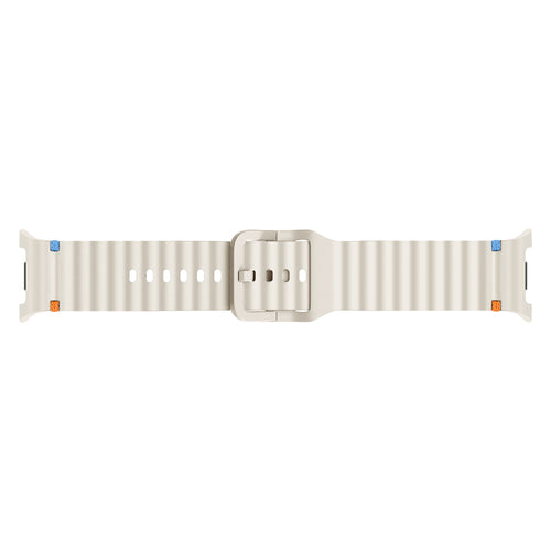  Samsung Galaxy Watch 8 - 44mm wave siliconen bandje (sterrenlicht)