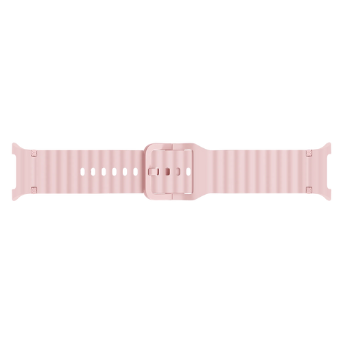 Samsung Galaxy Watch 8 - 44mm wave siliconen bandje (roze)