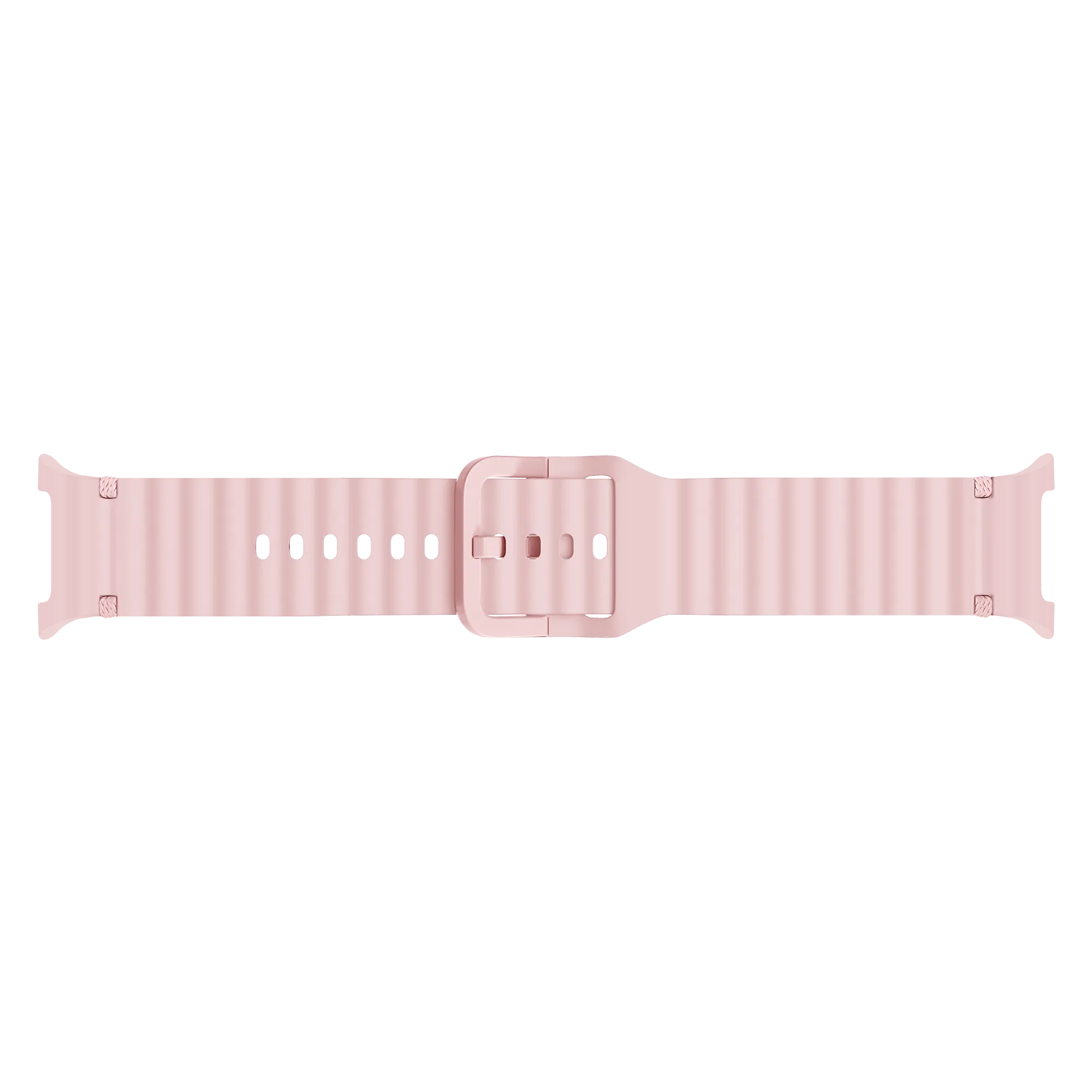 Samsung Galaxy Watch 8 - 44mm wave siliconen bandje (roze)