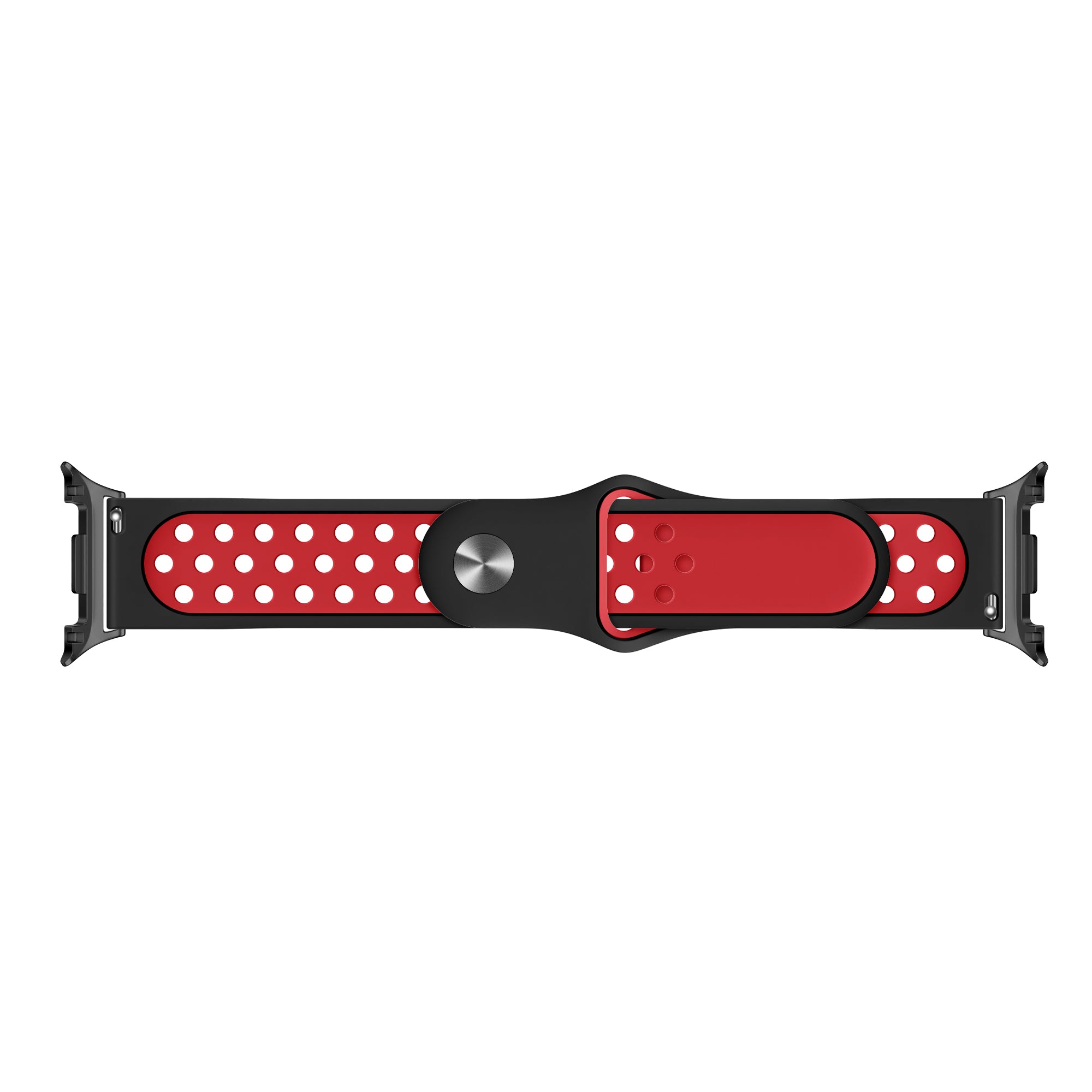 Samsung Galaxy Watch 9 - 40mm sport bandje (zwart/rood)