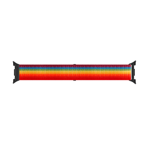  Samsung Galaxy Watch 8 - 44mm nylon bandje (regenboog)