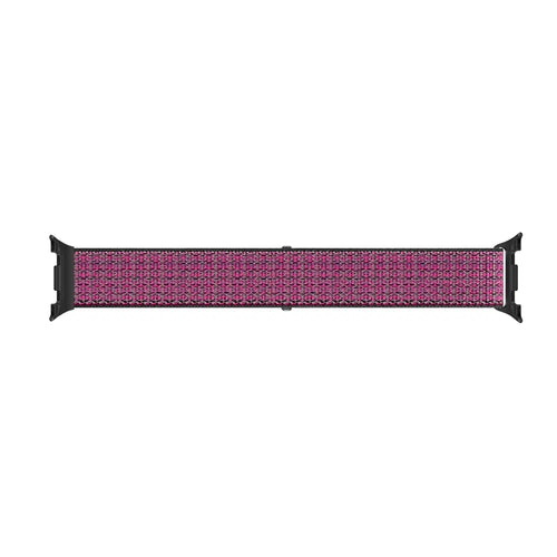  Samsung Galaxy Watch 8 - 40mm nylon bandje (true berry)