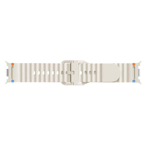  Samsung Galaxy Watch 8 - 40mm wave siliconen bandje (sterrenlicht)