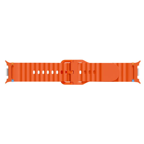  Samsung Galaxy Watch 8 - 40mm wave siliconen bandje (oranje)