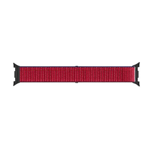 Samsung Galaxy Watch 9 - 40mm nylon band (rood mix)
