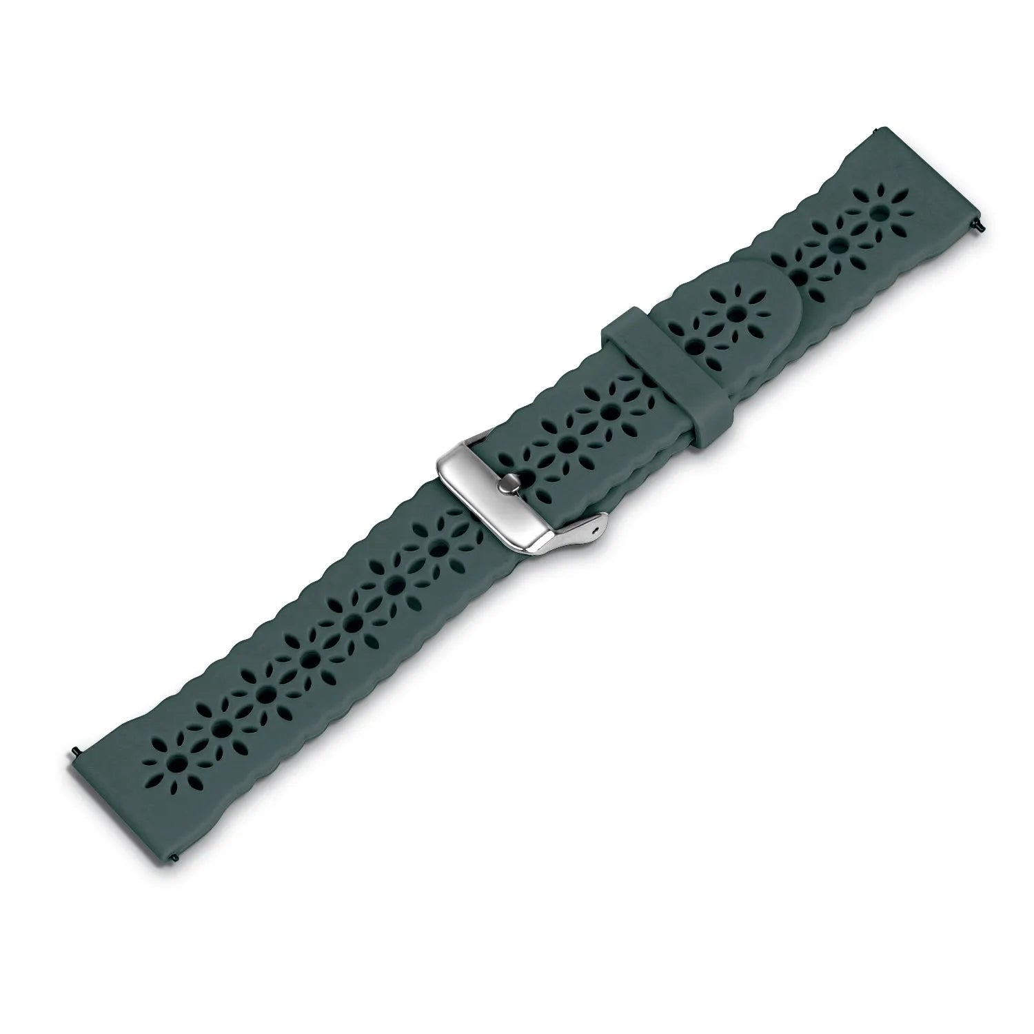 Amazfit GTR Mini siliconen bandje met patroon (dennengroen)
