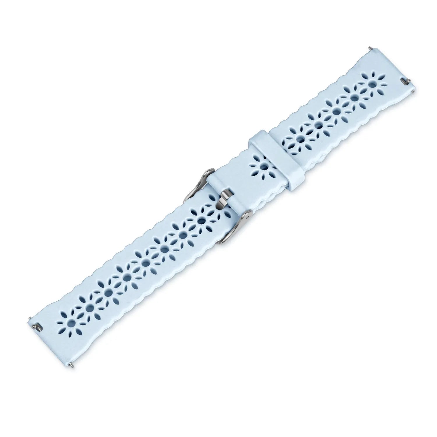 Amazfit GTR Mini siliconen bandje met patroon (mist blauw)