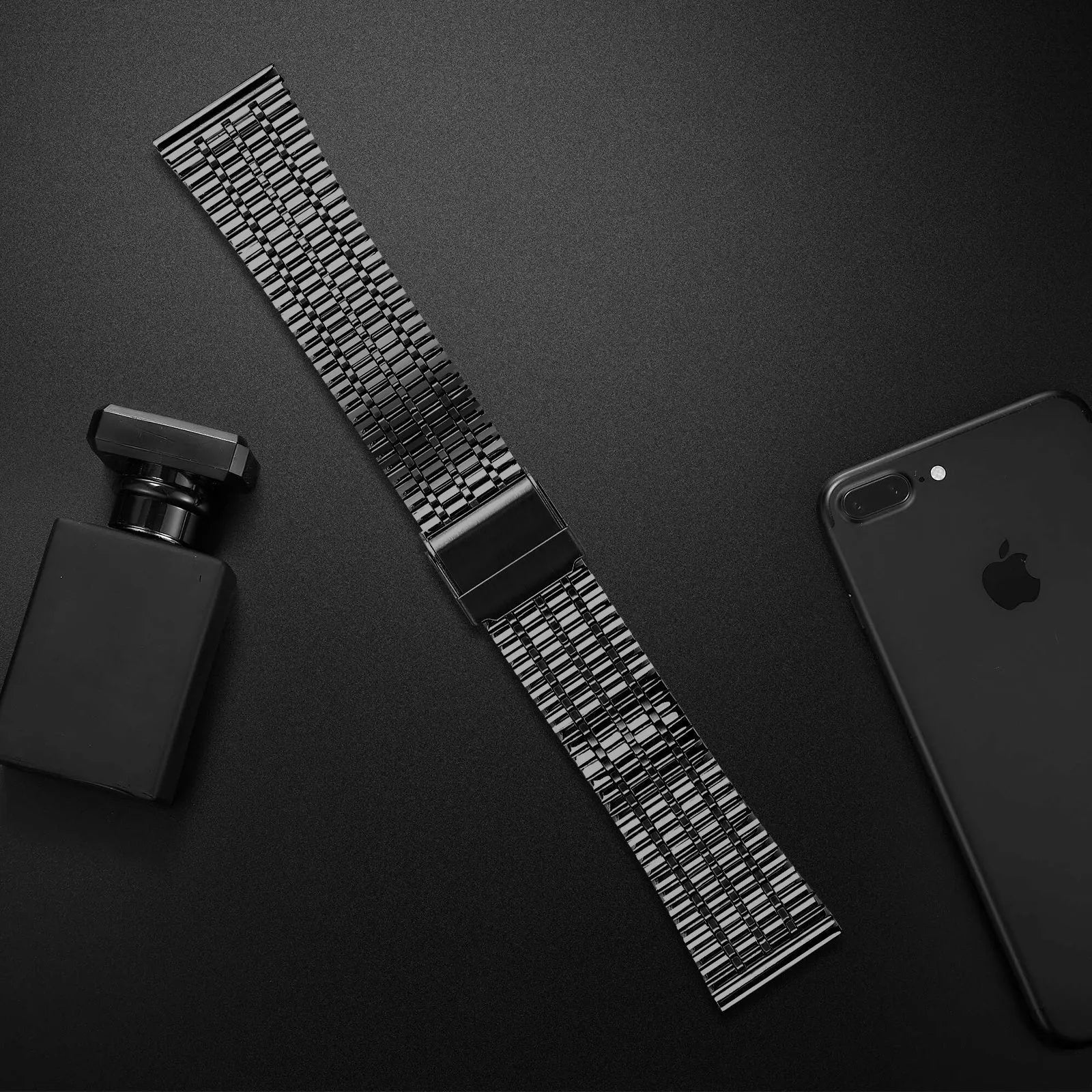 Amazfit GTR Mini roestvrij stalen band (zwart)