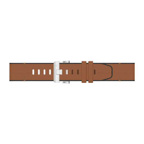 Amazfit T-Rex Ultra 2 leren hybrid bandje (bruin)