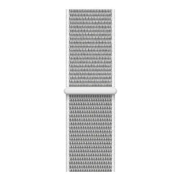 Nylon Strap, grey, laid flat, joined, direct top view