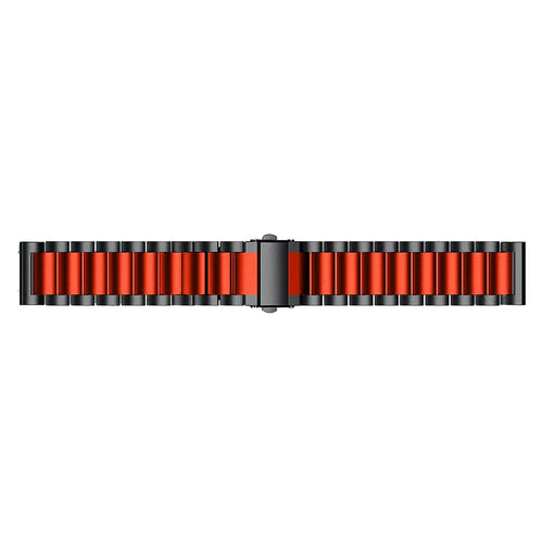 Garmin Forerunner 70 stalen band (zwart/rood)