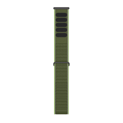 Bandz Garmin Cirqa nylon band 'Classic' (neon groen)