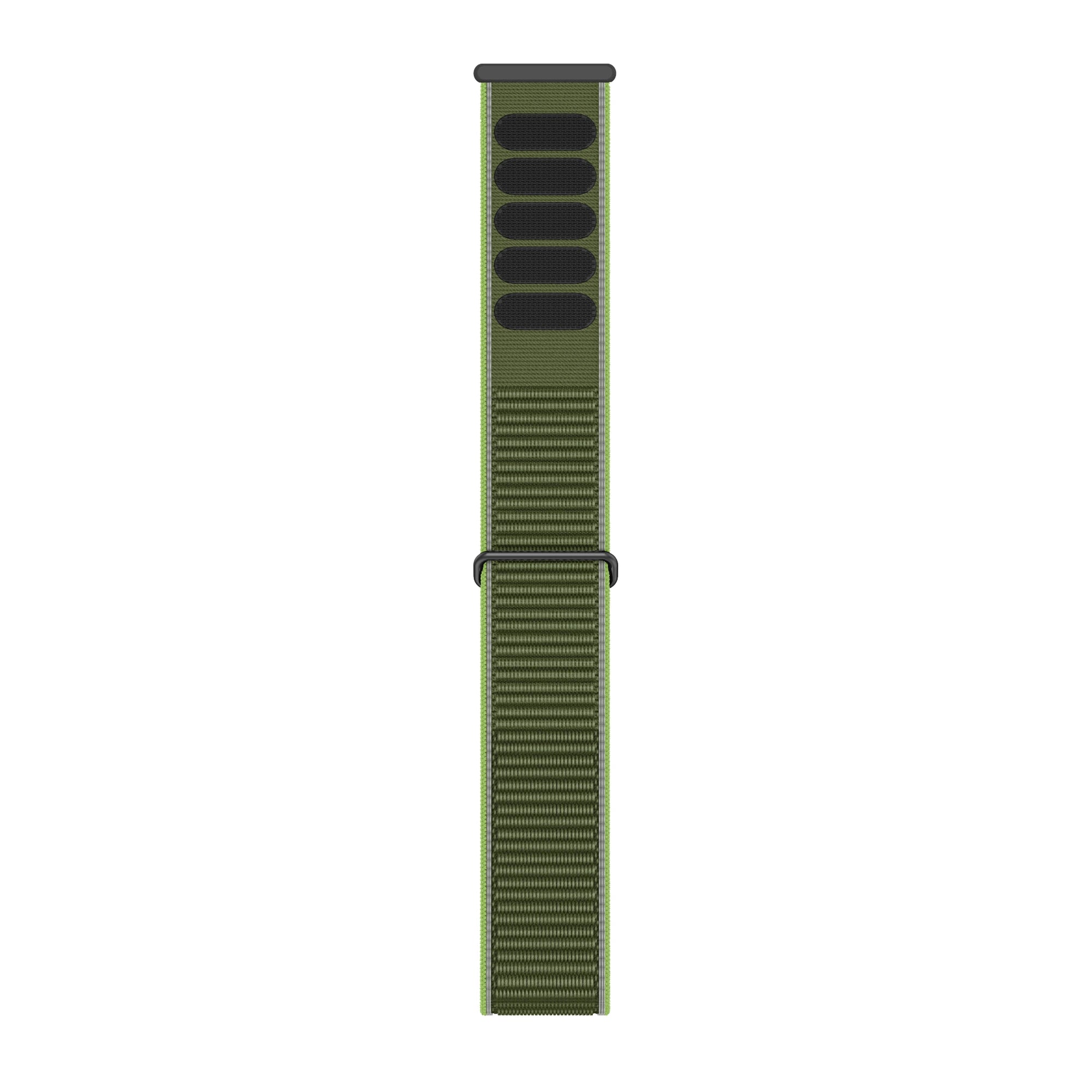 Bandz Garmin Cirqa nylon band 'Classic' (neon groen)
