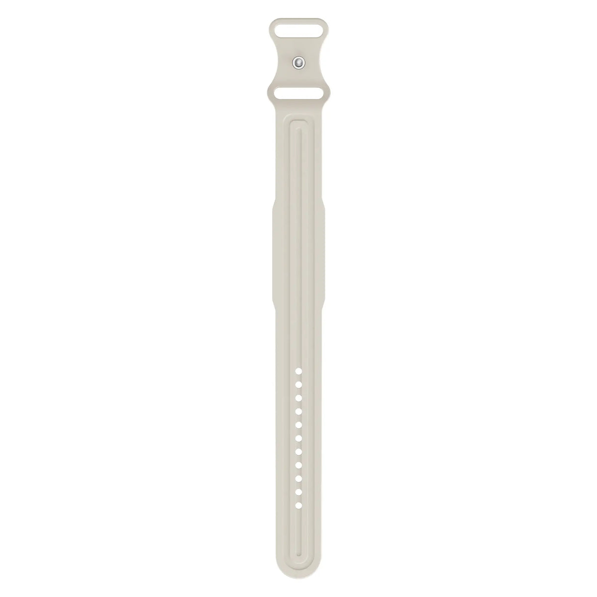 Silicone Strap 'Classic', starlight, laid flat, joined, direct top view