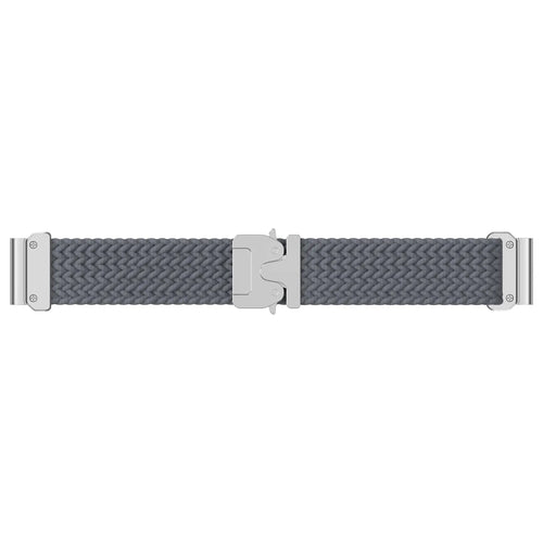 Garmin Instinct E - 45mm Braided Strap P-Buckle (Dark Grey with Silver)