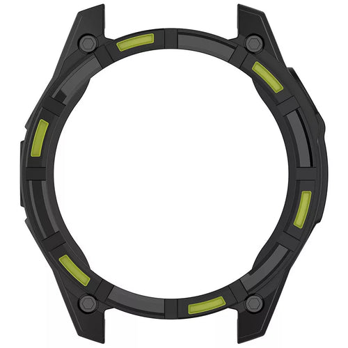 Garmin Fenix 8 - 47mm SOLAR Rugged TPU case (zwart/groen)