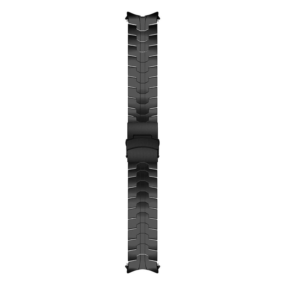Steel Iron Strap, black, laid flat, joined, direct top view