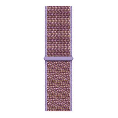 Nylon Strap, purple, laid flat, joined, direct top view