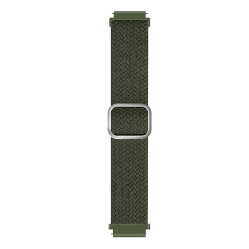 Amazfit Bip 5 verstelbaar geweven bandje (groen)