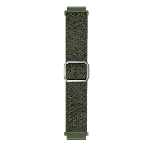 Xiaomi Watch S3 verstelbaar geweven bandje (groen)