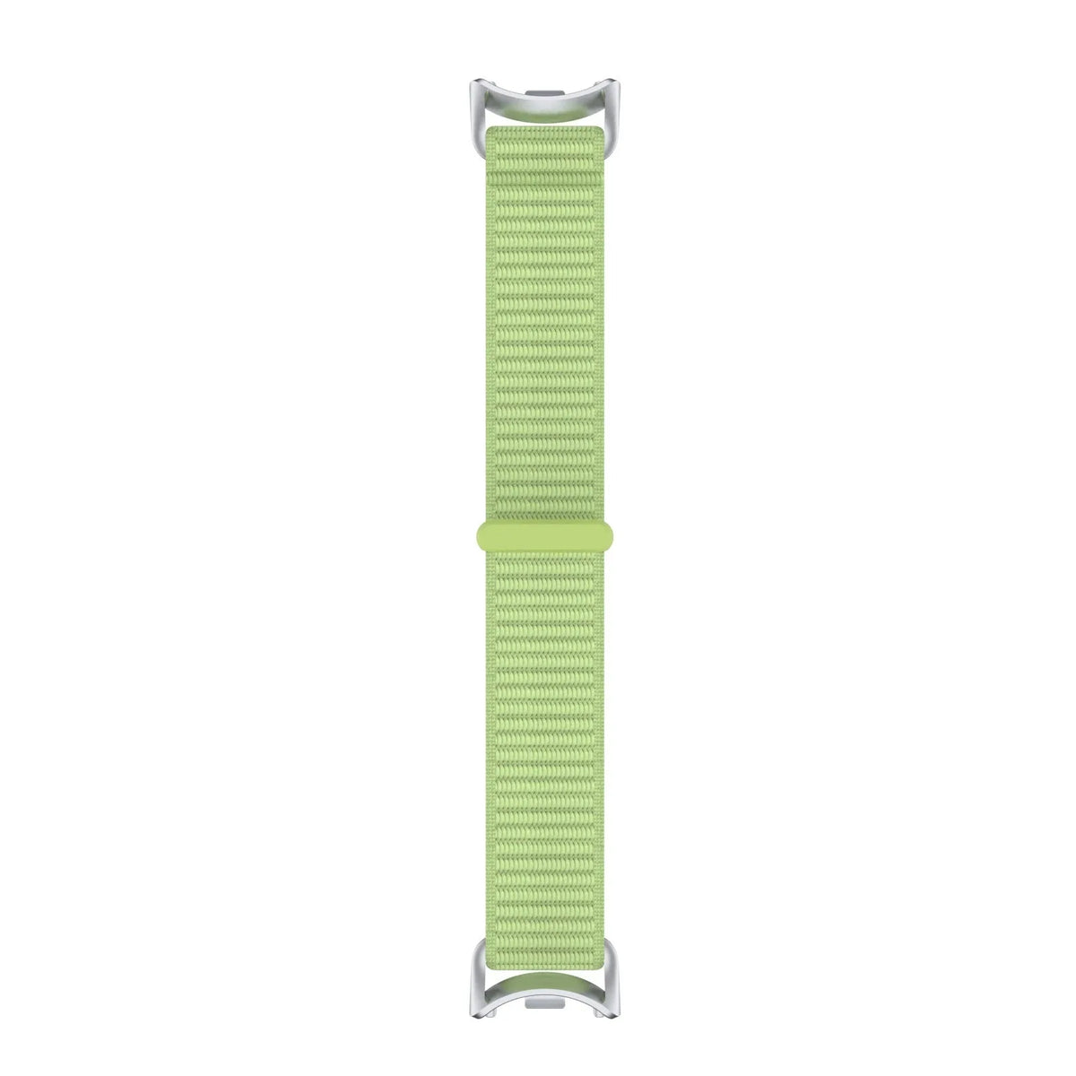 Modern Nylon Strap, field green, laid flat, joined, direct top view