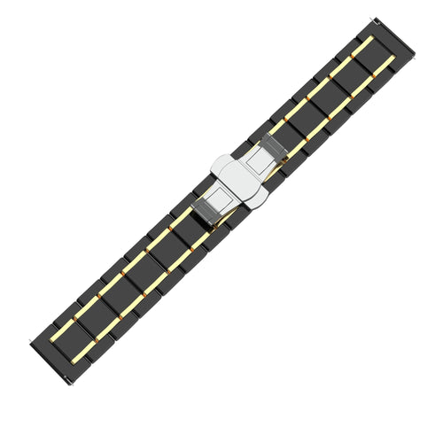 Samsung Galaxy Watch 5 - 44mm Ceramic Link Strap (Black/Gold)