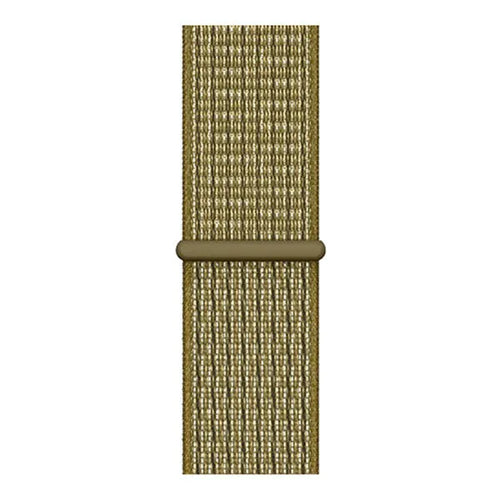 Nylon Strap, olive, laid flat, joined, direct top view