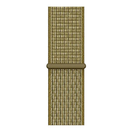 Nylon Strap, olive, laid flat, joined, direct top view