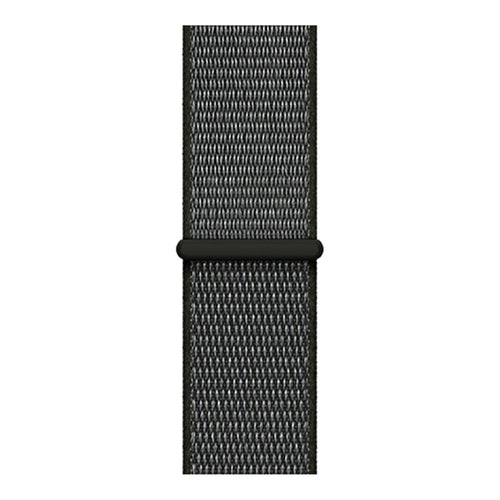 Nylon Strap, green, laid flat, joined, direct top view