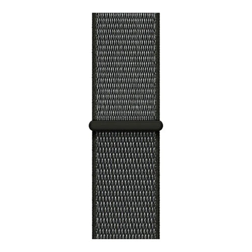 Nylon Strap, green, laid flat, joined, direct top view