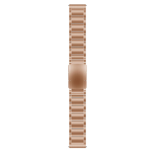 Titanium horlogeband 22mm - universeel - rosé goud