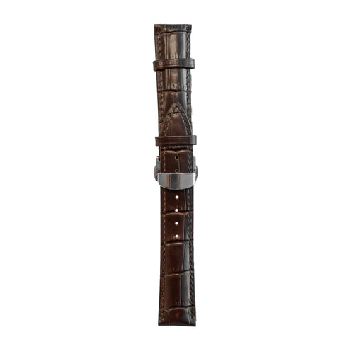 Coros Apex 2 luxe leren bandje (donkerbruin)