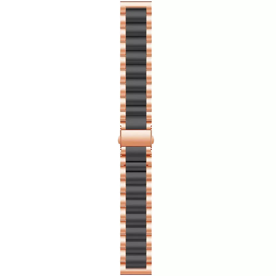 Amazfit Active Max stalen band (roségoud/zwart)