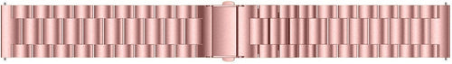 Steel Strap, pink, laid flat, joined, direct top view