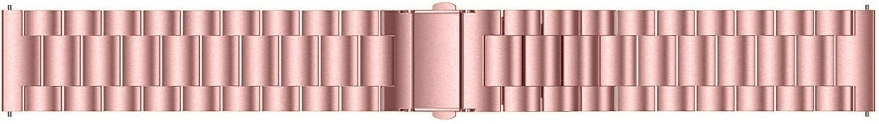 Steel Strap, pink, laid flat, joined, direct top view