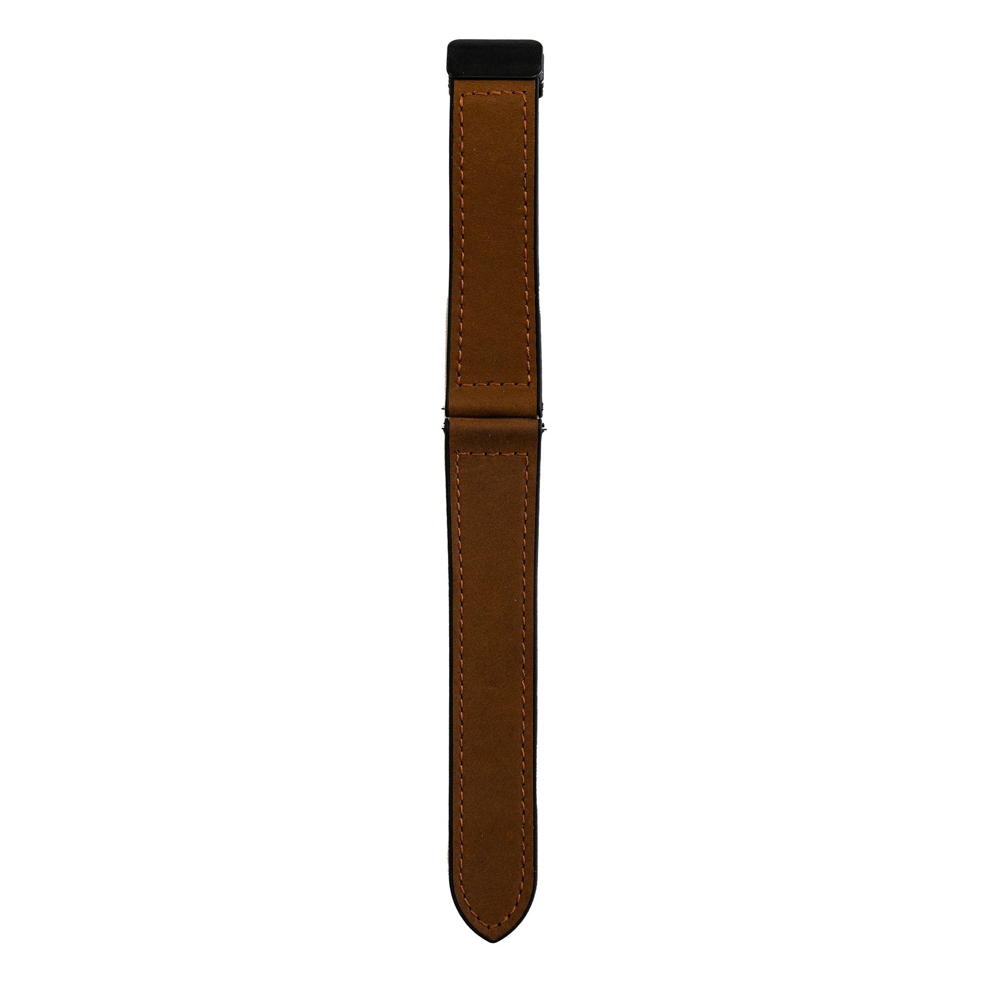 Amazfit Bip 6 leren bandje met D-buckle (donkerbruin)