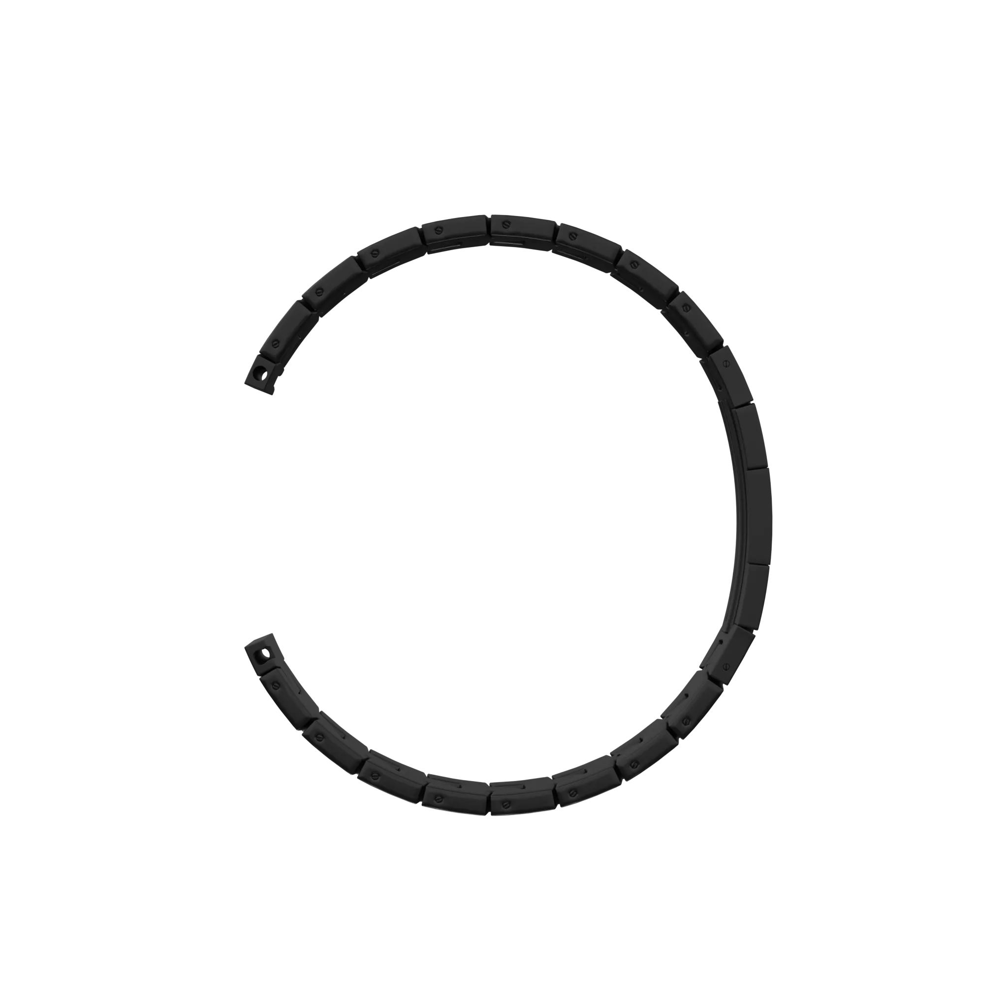 Suunto Run titanium grain band (platte sluiting) (grafiet)