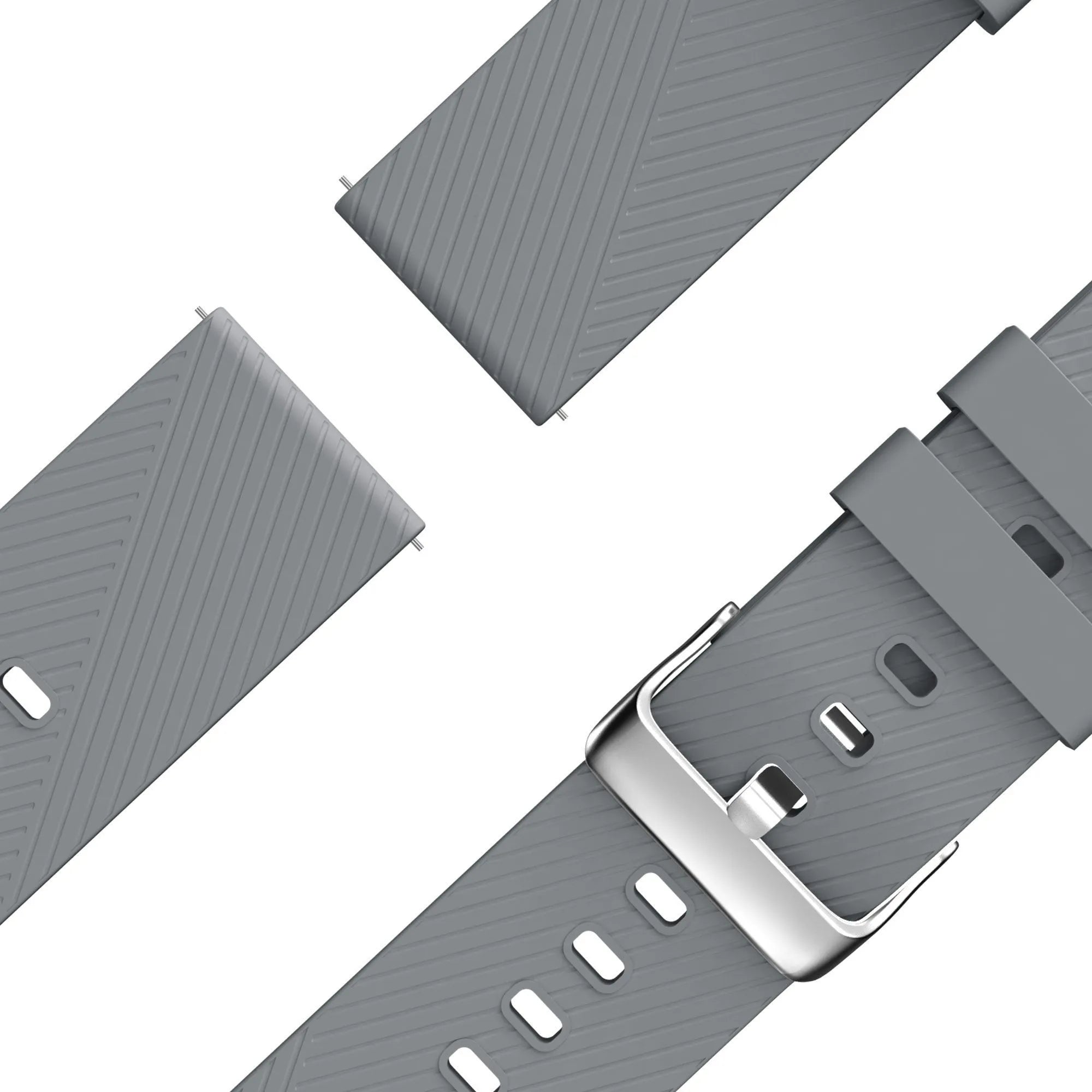 Bandz Amazfit Cheetah 2 Pro Silicone Strap 'Deluxe' (Grey)