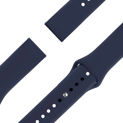 Bandz Oppo Watch X2 sport band 'Deluxe' (donkerblauw)