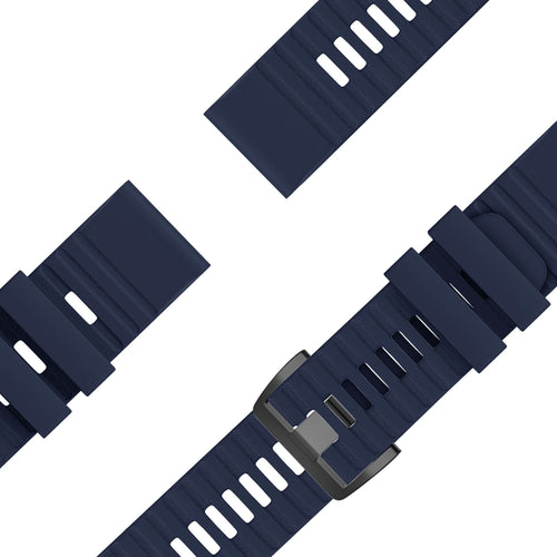 Bandz Garmin Instinct Buckled Silicone Strap (Dark Blue)
