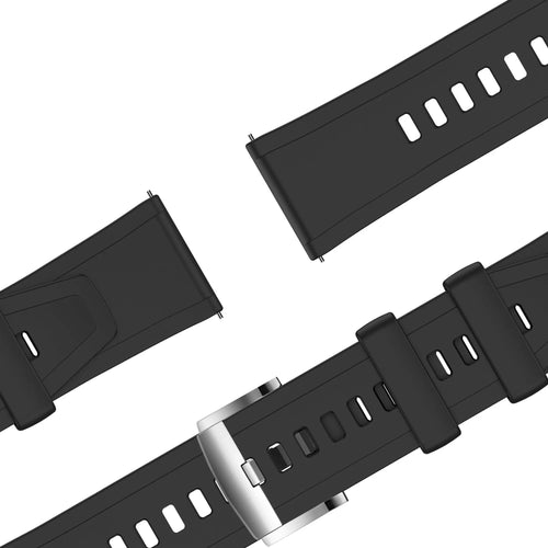 Bandz Polar Grit X siliconen band 'Easy fit' (zwart) 