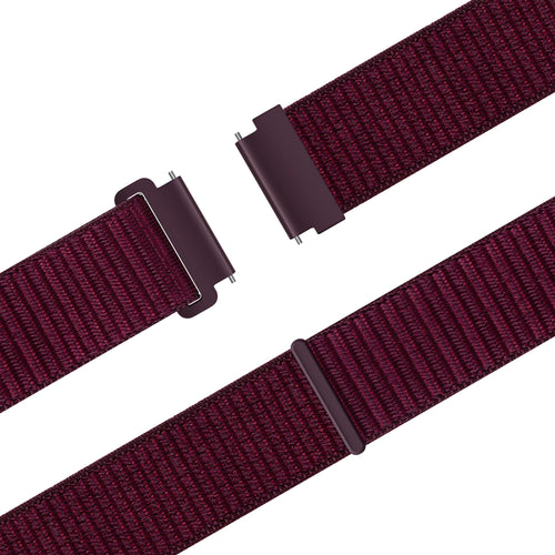 Bandz Huawei Watch GT 6 - 41mm nylon band 'Easy fit' (plum)